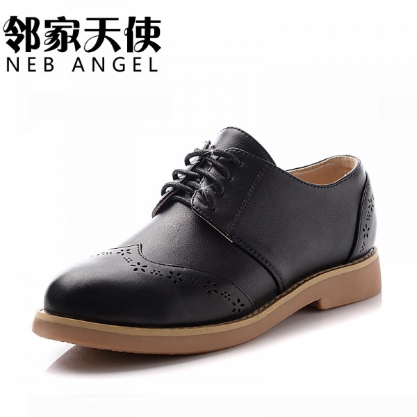 2.8折【邻家天使】学院风系带小皮鞋 155 399-43.4 购买后返