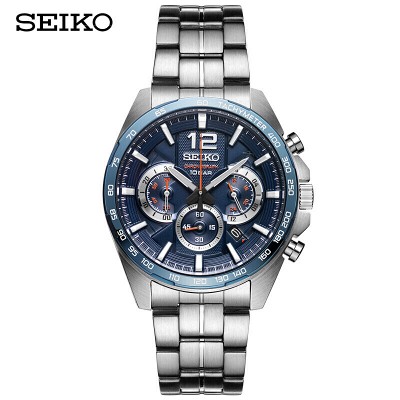 精工（SEIKO）男表商务休闲10巴防水玫瑰金烟灰盘石英表SUR344P1 - 返利网