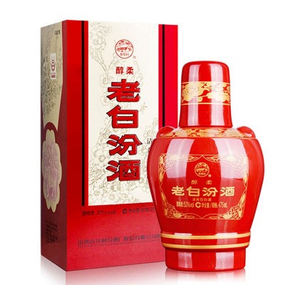 汾酒杏花村清香型白酒三十年(30年)青花瓷53度500ml整箱6瓶装- 返利网