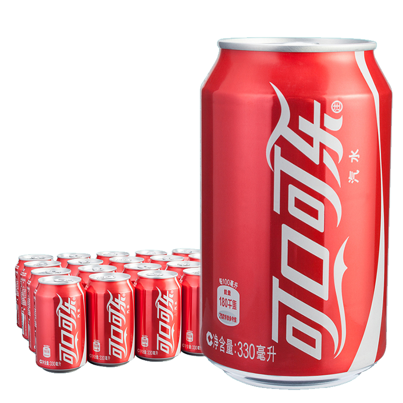 超级新品可口可乐碳酸饮料汽水拉罐可乐330ml*24罐多省包邮- 返利网
