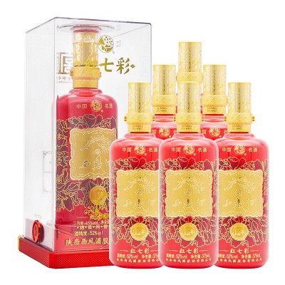 陝西 西鳳酒 シーフォンシュ 白酒 紅西鳳 52度 500ml 箱入り ヨドバシ.com - 陝西西鳳酒 西鳳酒（シーフォンシュ）白酒 52度