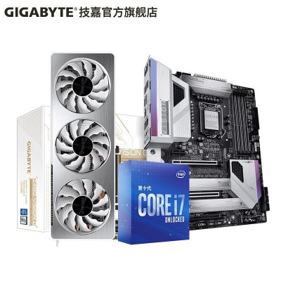 超级新品技嘉(GIGABYTE)GeForce RTX 3080 VISION OC 10G雪鹰白色风扇