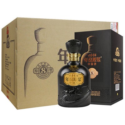 官方旗舰】古井贡酒年份原浆中国龙红42度500ml*4瓶白酒整箱- 返利网