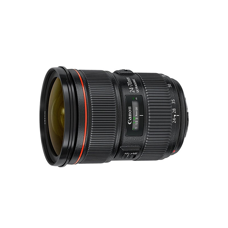 佳能Canon 单反相机镜头专业大三元镜头广角标准远摄EF24-70mm F2.8L II
