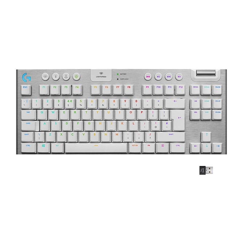 罗技（Logitech）G915 TKL 无线蓝牙RGB机械游戏键盘充电式键盘2020新款