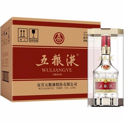 五粮液52度白酒七代普五纯粮食酒水浓香白酒特价赠高端茶叶- 返利网