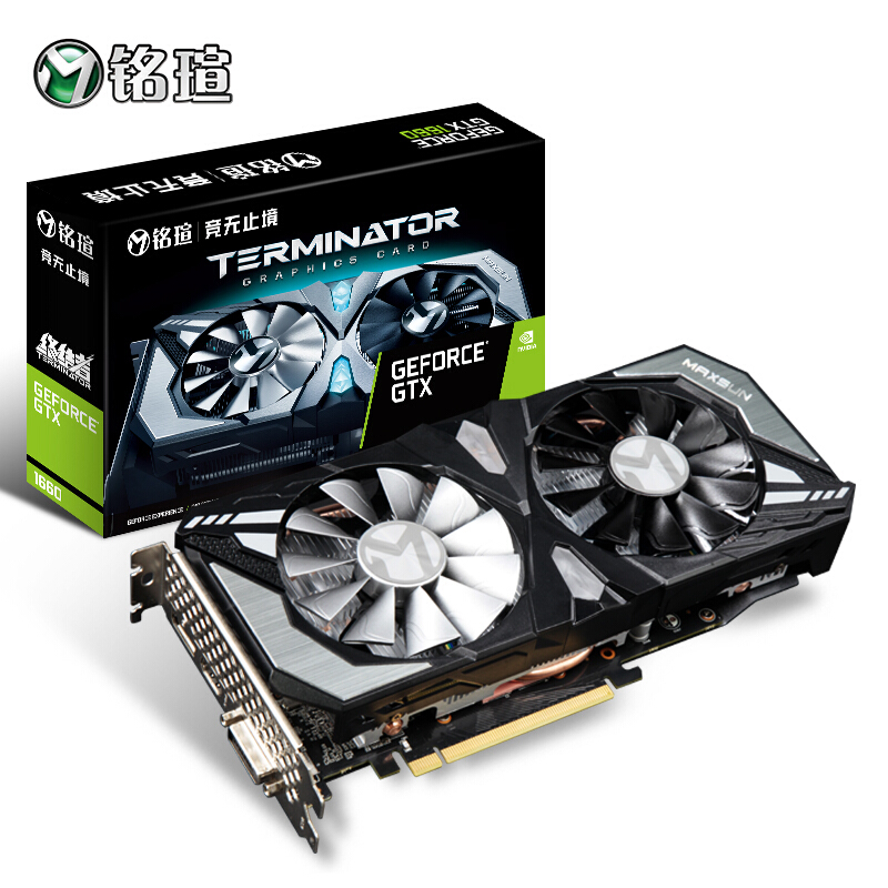 铭瑄（MAXSUN） MS-GeForce GTX1660 终结者6G 1530-1785MHz/GDDR5 APEX