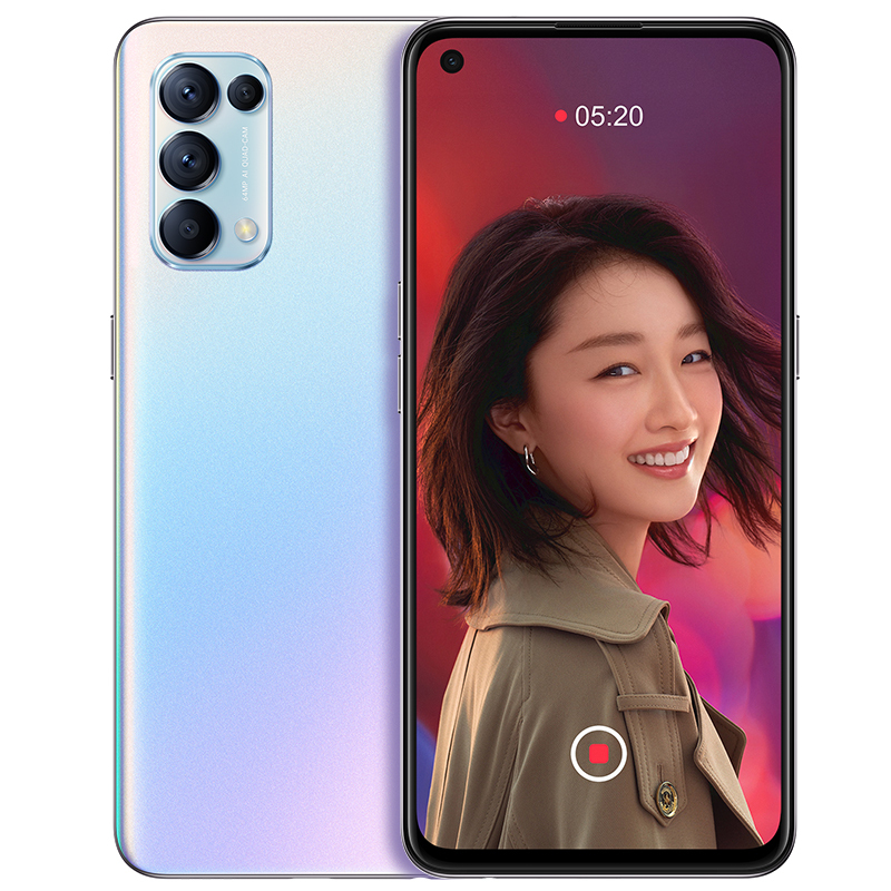 自营超级新品OPPO Reno5 5G 星河入梦8GB+128GB 全网通骁龙765G 6400万