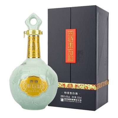 四特酒东方韵雅韵45度500ml 特香型白酒1瓶装- 返利网