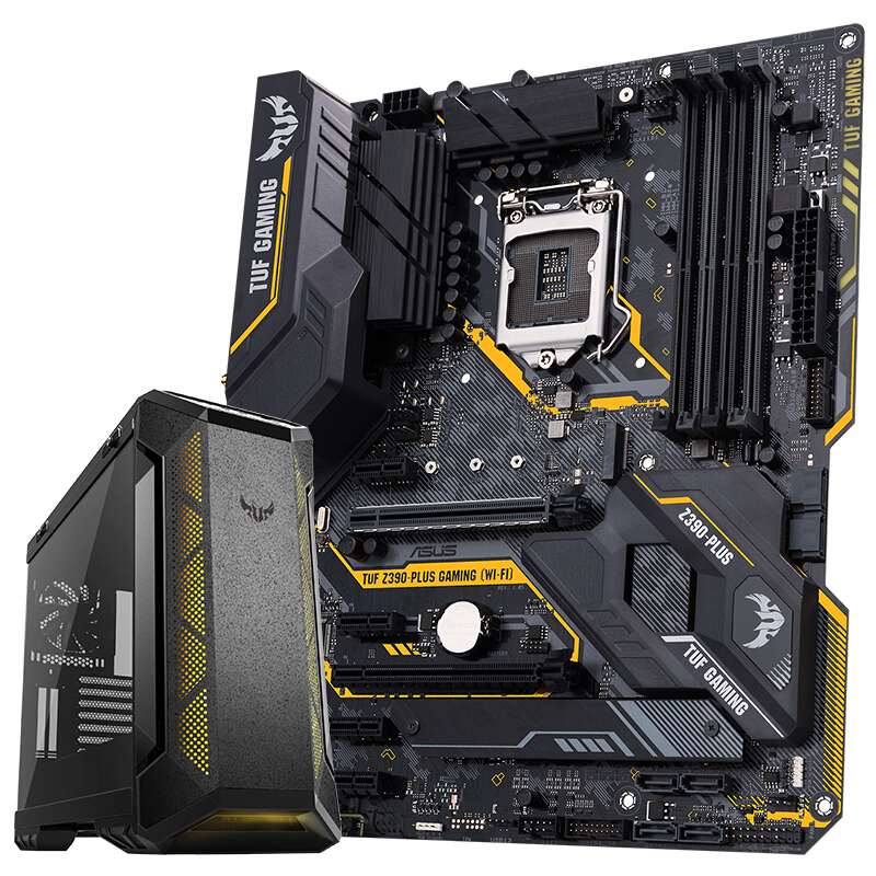 华硕（ASUS）TUF GAMING GT501机箱+华硕TUF Z390-PLUS GAMING (WI-FI