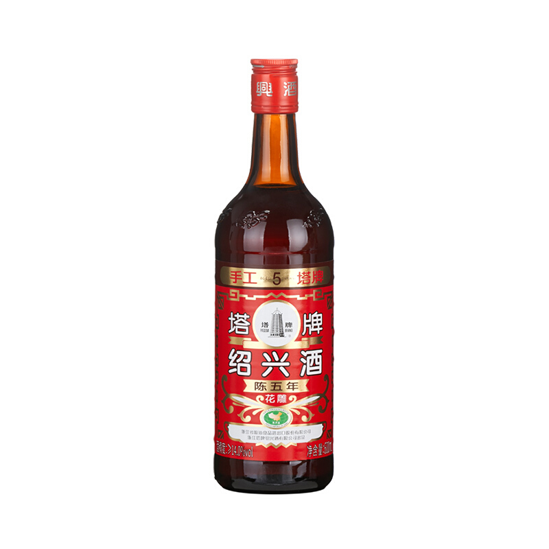 塔牌绍兴黄酒五年陈红牌手工黄酒花雕酒600ml - 返利网